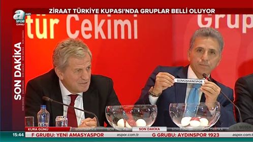 TÜRKİYE KUPASINDAKİ RAKİPLERİMİZ BELLİ OLDU