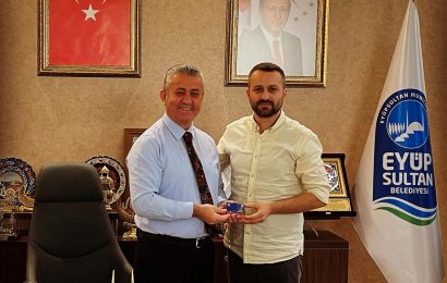 İstanbul Gümüşhanespor Başkanı Eyüp Sultan İşletmeler Müdürünü Ziyaret Etti