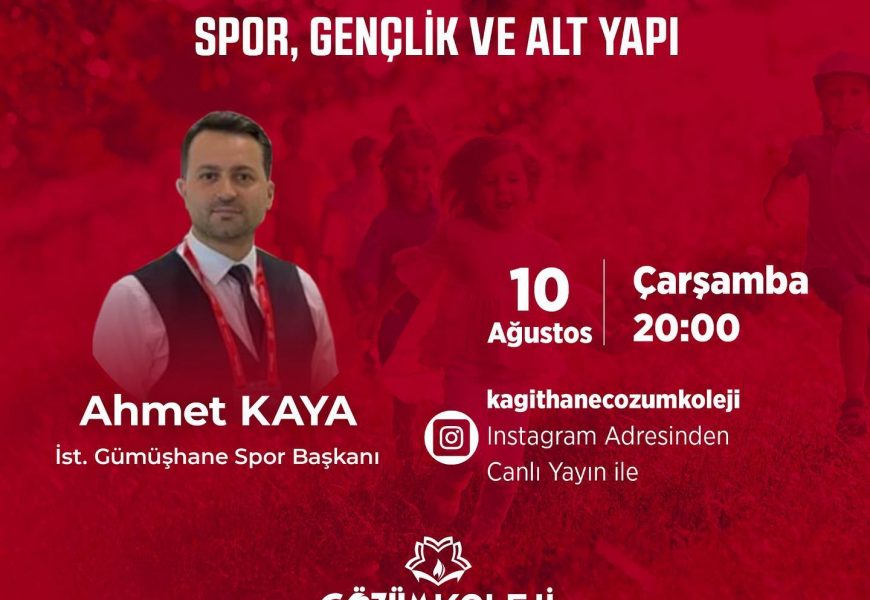 Webinar Spor, Gençlik ve Alt Yapı Canlı Yayın